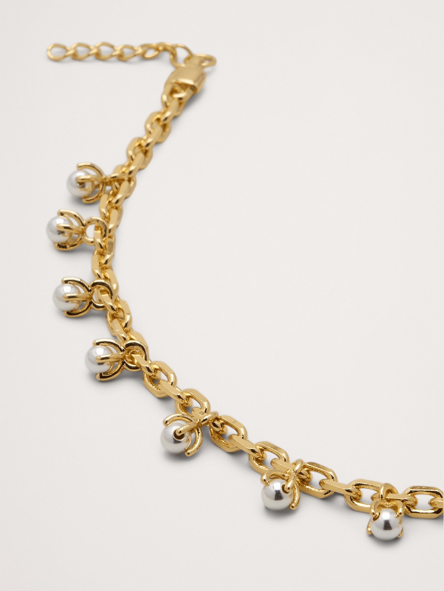 Image 2 of 2, Scattered Pearl Charm Bracelet