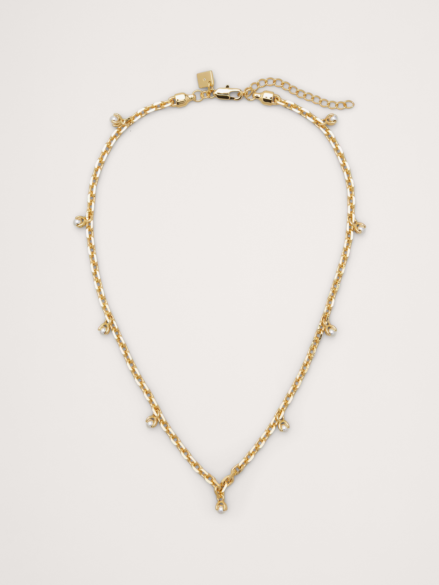 Image 1 of 2, Things we love about this necklace: the dangling charms, the delicate silhouette, and the layering potential., Lobster clasp., Product #1193069