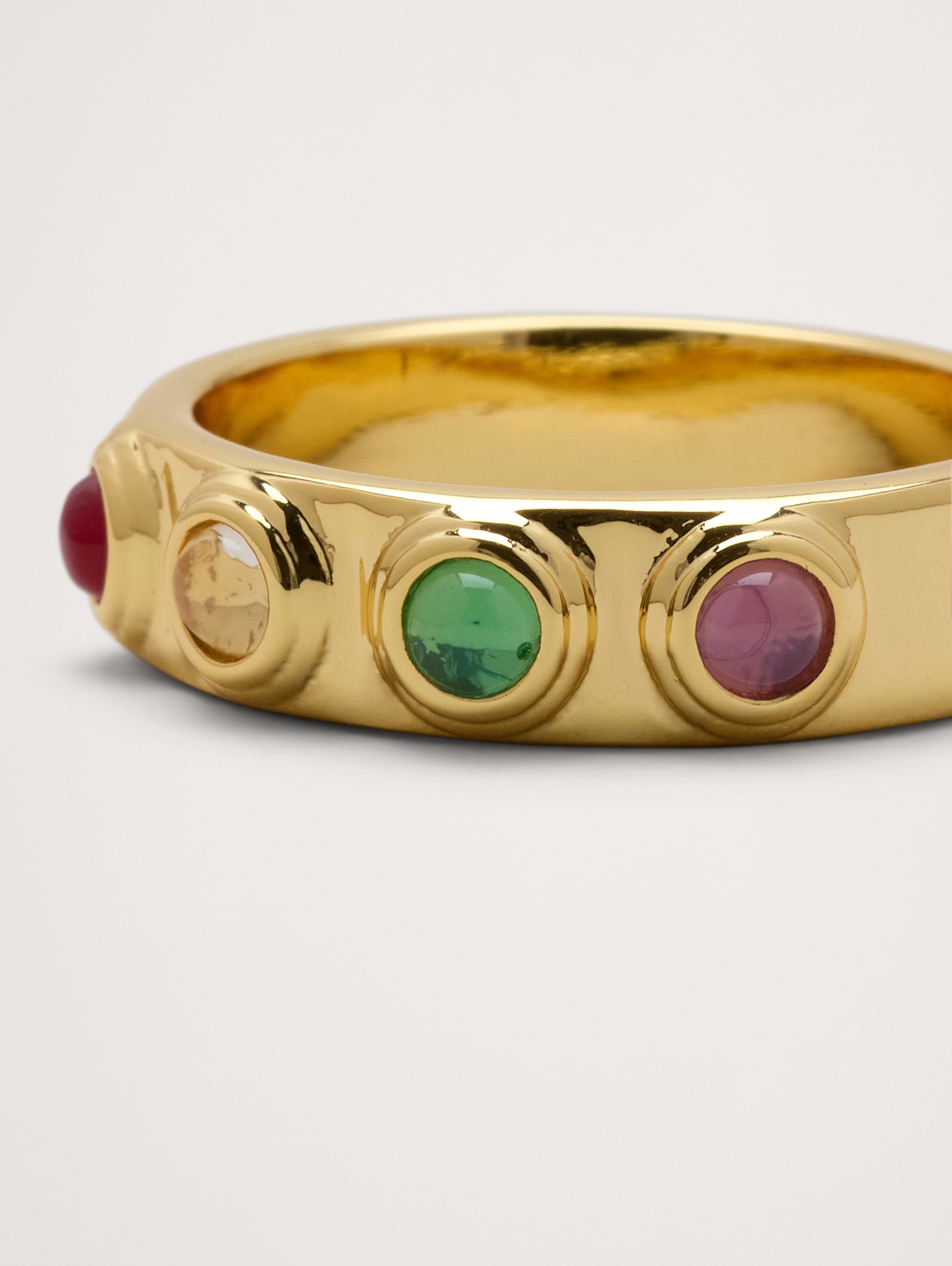 Image 3 of 3, Mosaic Gemstone Ring