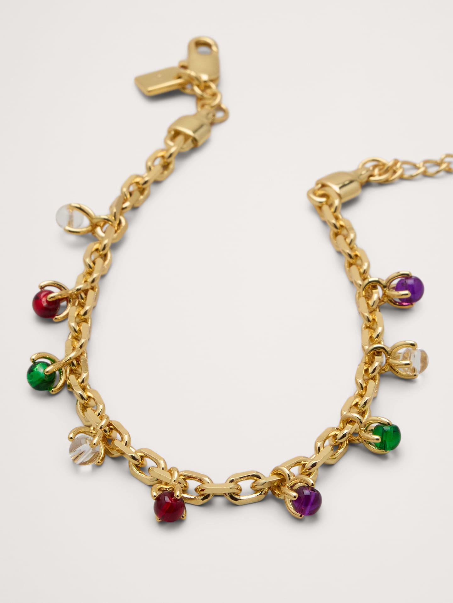 Image 2 of 2, Scattered Gem Charm Bracelet