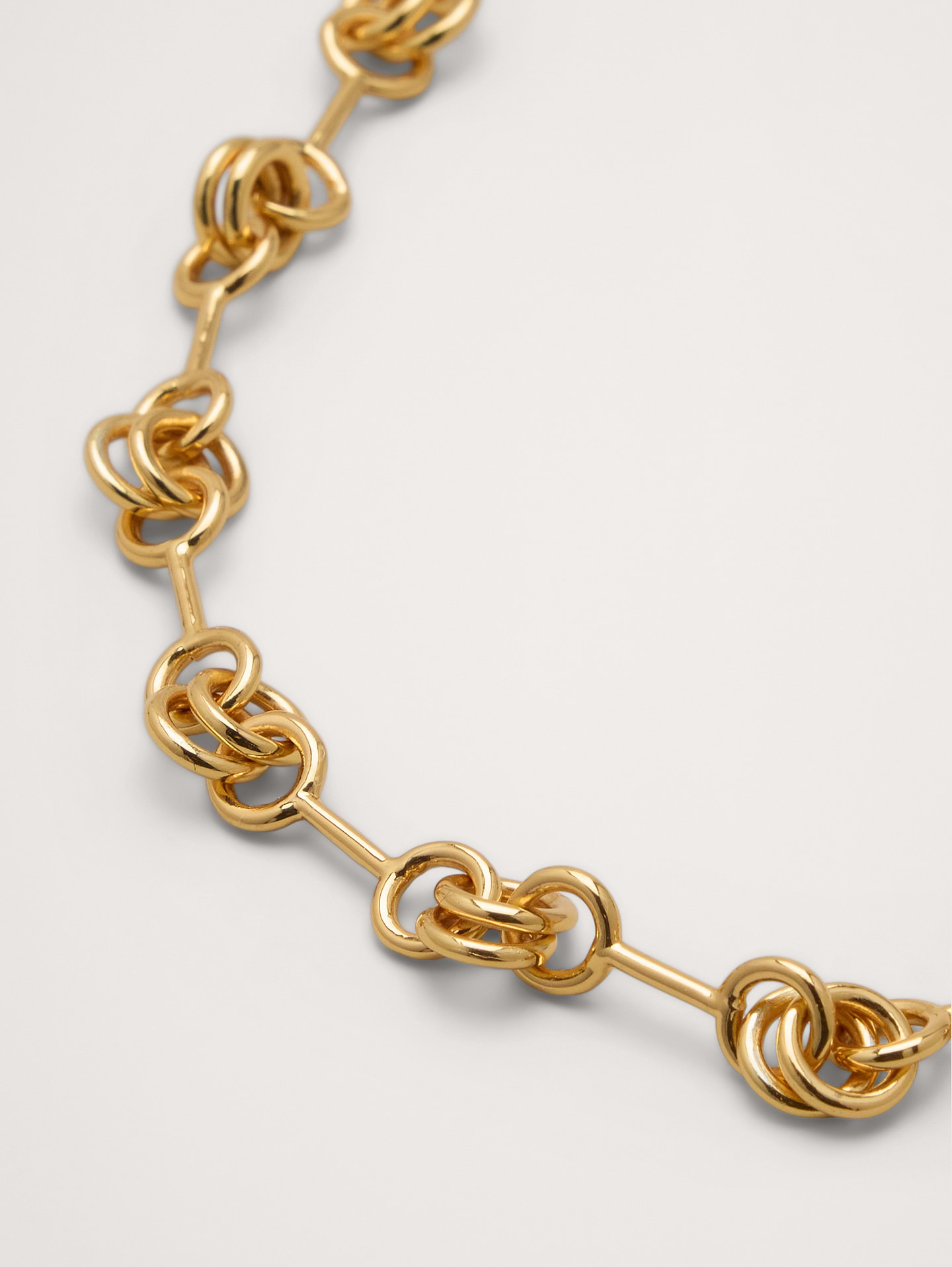 Image 2 of 4, Double Ring Chain Bracelet