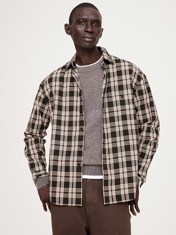 Relaxed-Fit Washed Cotton Poplin Shirt