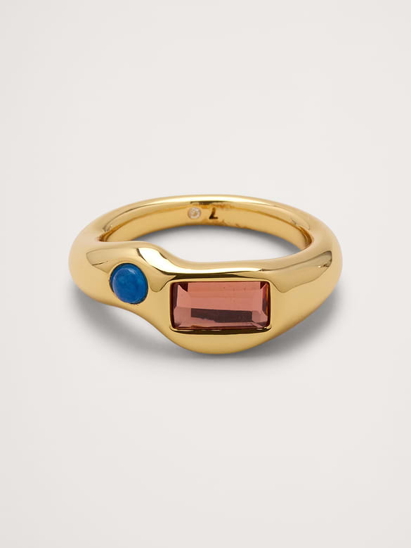 Abstract Gem Ring