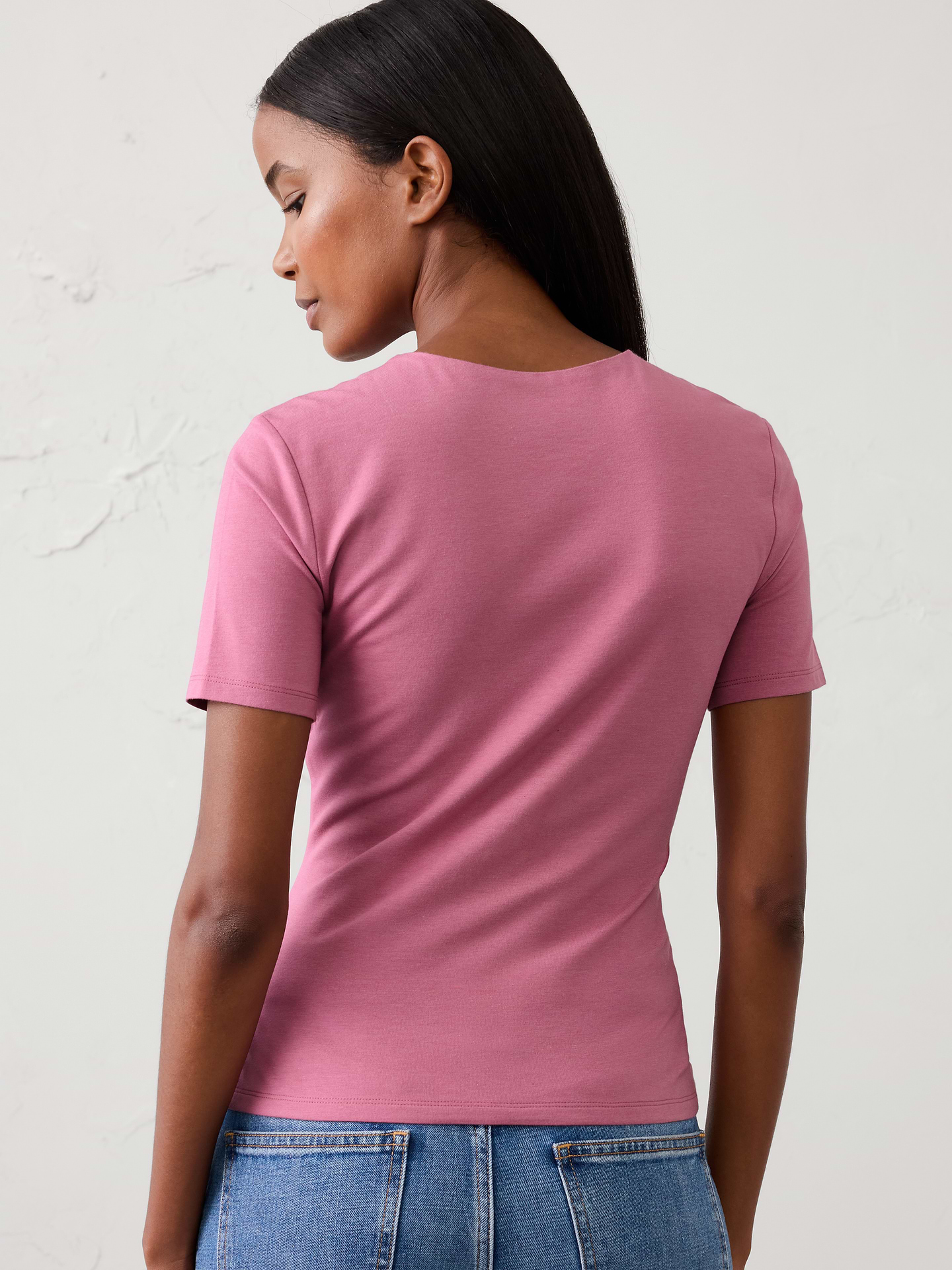 Image 2 of 6, Soft Stretch T-Shirt