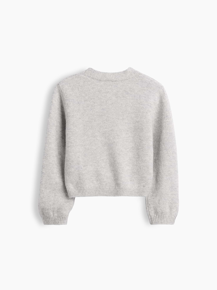 Image 3 de 3, Cardigan Effet cachemire à motif de boucle pour Bébé et Tout-petit