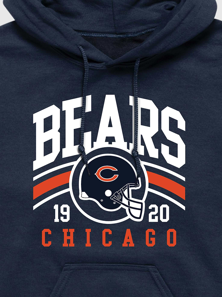 Image 3 of 4, NFL Classic Stripe Pullover Hoodie