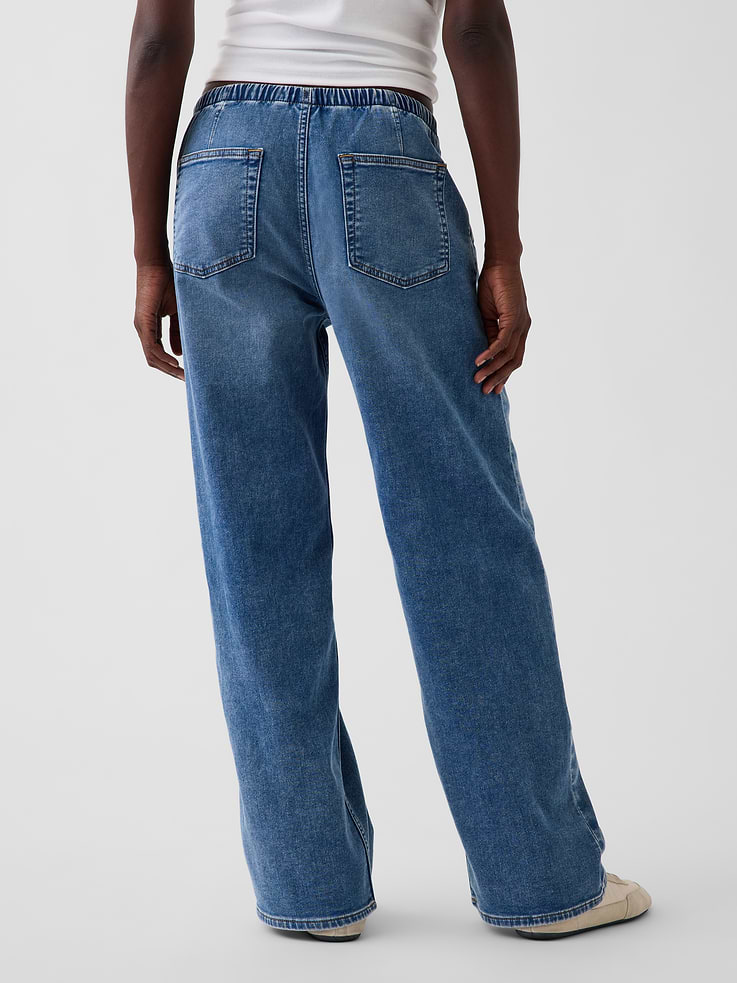 Image 5 of 7, Low Rise Knit Easy '90s Loose Jeans