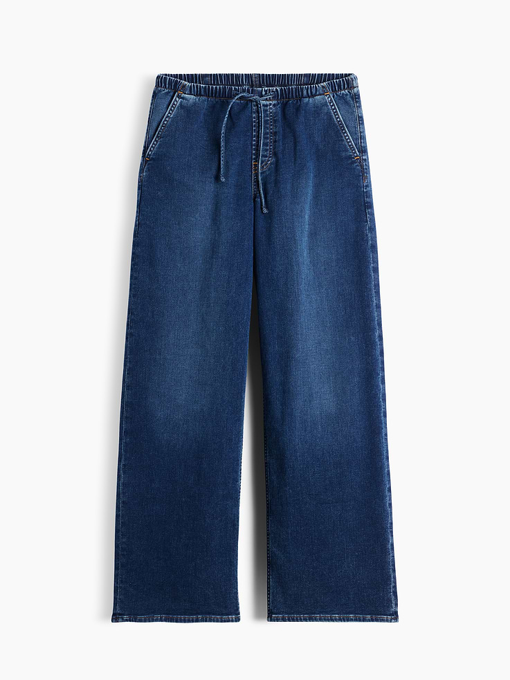 Image 6 of 6, Low Rise Knit Easy '90s Loose Jeans
