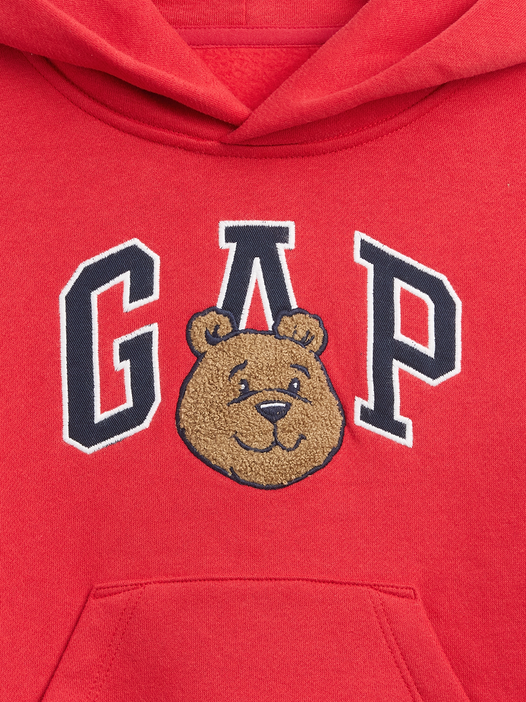 Image 4 of 4, Baby & Toddler VintageSoft Brannan Bear Logo Hoodie