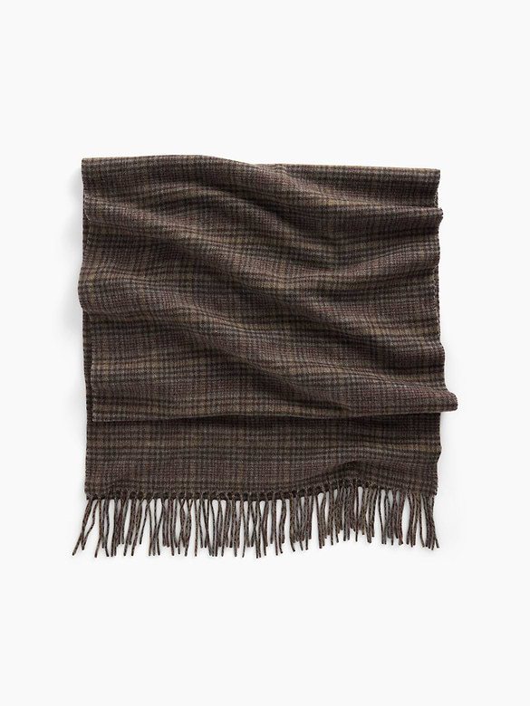 Wool-Blend Fringe Scarf