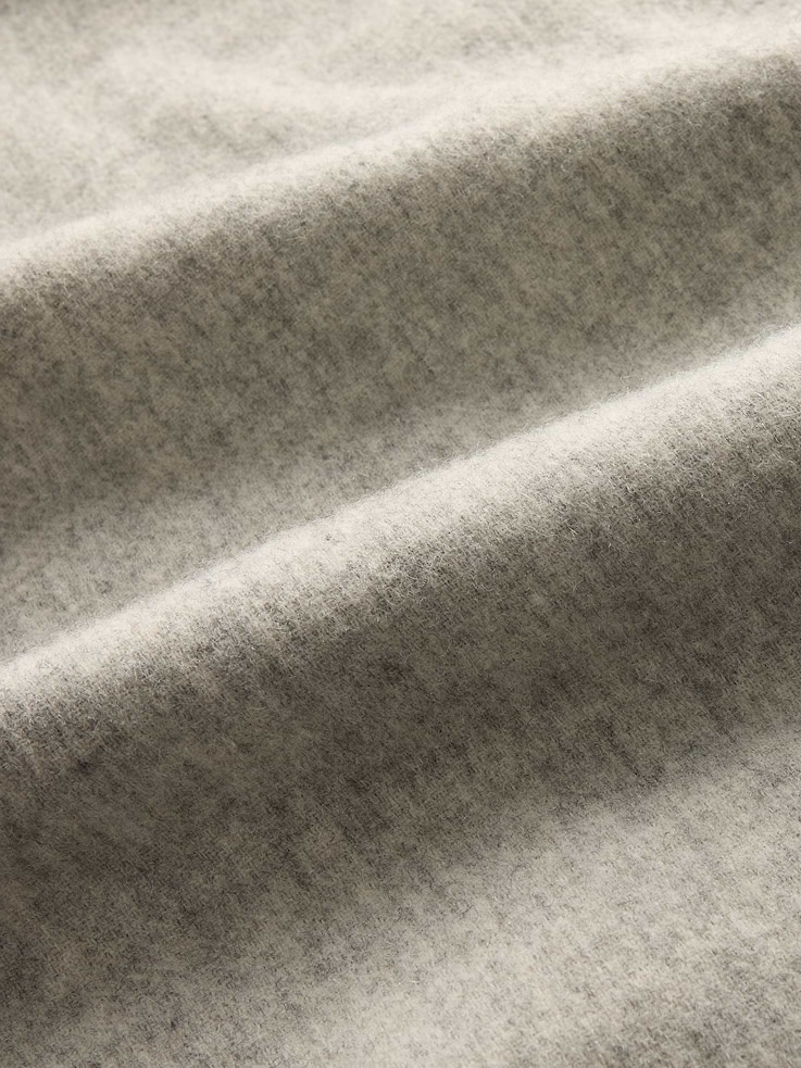 Image 2 of 2, Wool-Blend Fringe Scarf