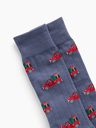 Image 2 of 3, Print Dress Socks