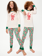 Image 1 of 3, Get cozy all season long in our matching Christmas pajamas!, crew neck, long sleeves, graphic at front, coordinating pajama pants, elasticized waistband, all-over print, Product #904646