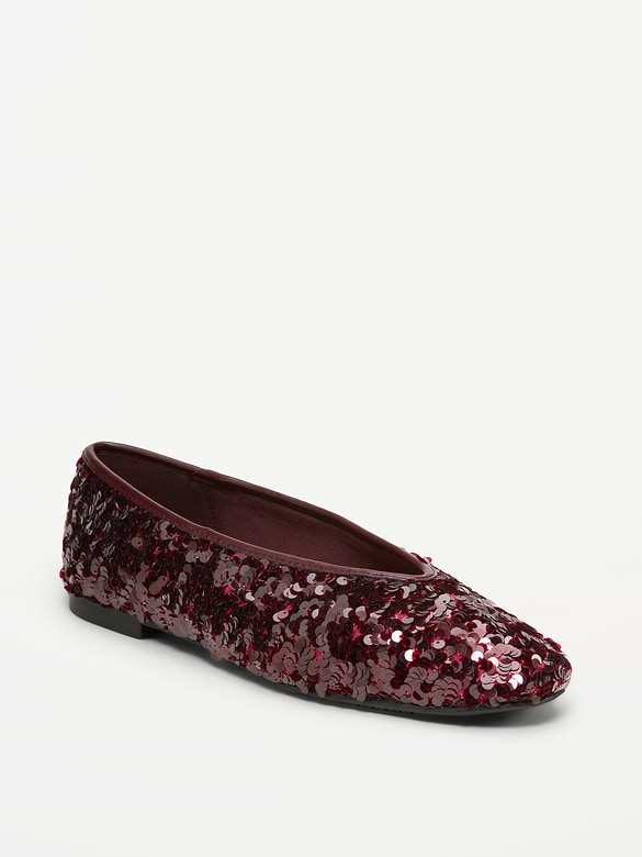 V-Cut Ballet Flats