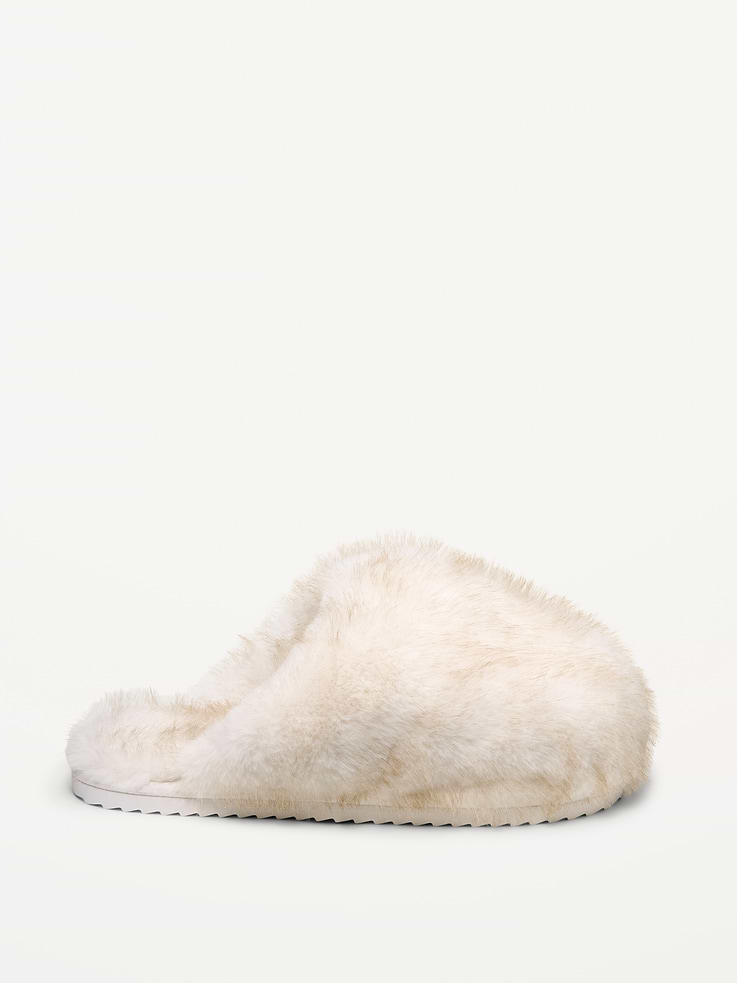 Image 3 of 4, Faux-Fur Slippers for Women
