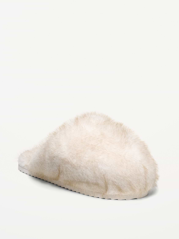 Faux-Fur Slippers for Women