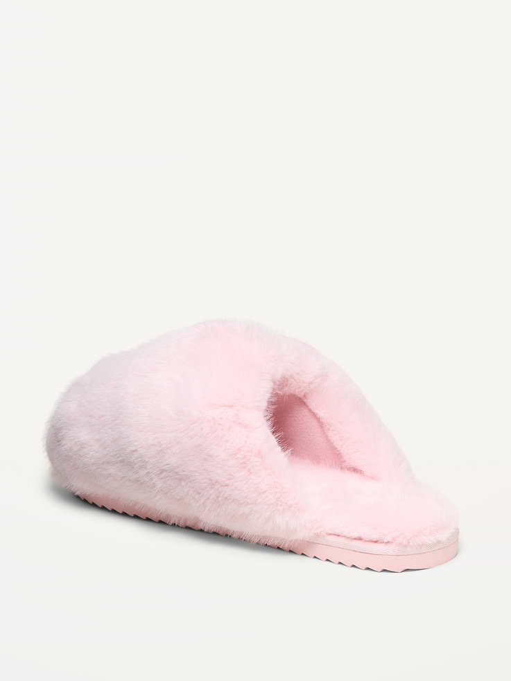 Image 4 of 4, Faux-Fur Slippers for Women