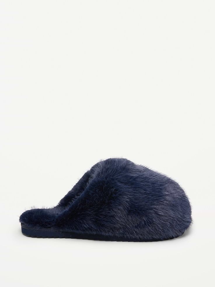 Image 3 of 4, Faux-Fur Slippers for Women