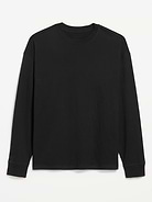 Image 1 of 2, rib-knit crew neck, long sleeves, Product #1181897