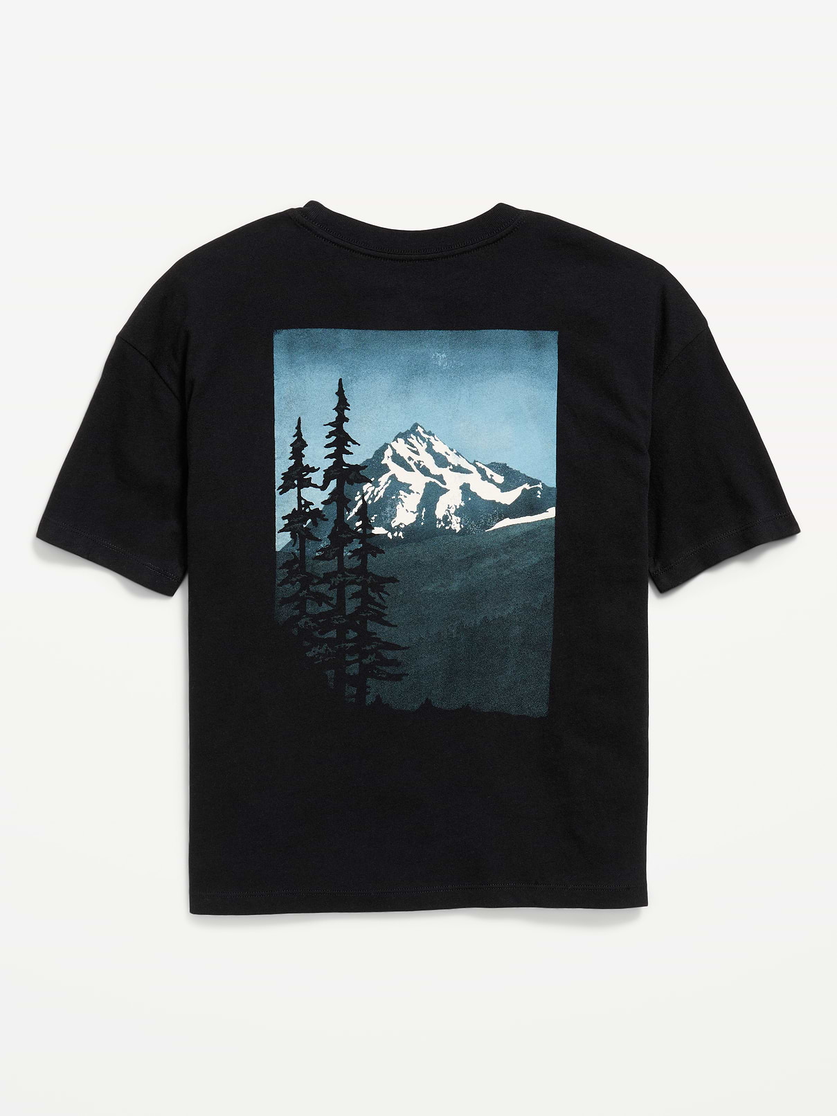 Image 2 of 2, Oversized Short-Sleeve Logo Graphic T-Shirt for Boys