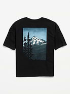 Image 2 of 2, Oversized Short-Sleeve Logo Graphic T-Shirt for Boys