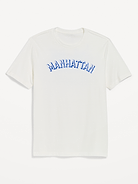Image 3 of 3, Soft-Washed Crew-Neck Graphic T-Shirt