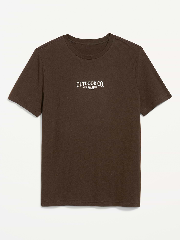 Image 3 de 3, T-shirt ultra-doux ras du cou à imprimé