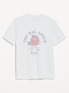 Image 2 of 2, Soft-Washed Crew-Neck Graphic T-Shirt