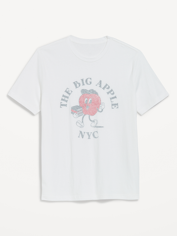Soft-Washed Crew-Neck Graphic T-Shirt