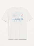 Image 1 of 2, rib-knit crew neck, short sleeves, graphic varies, Product #1182304