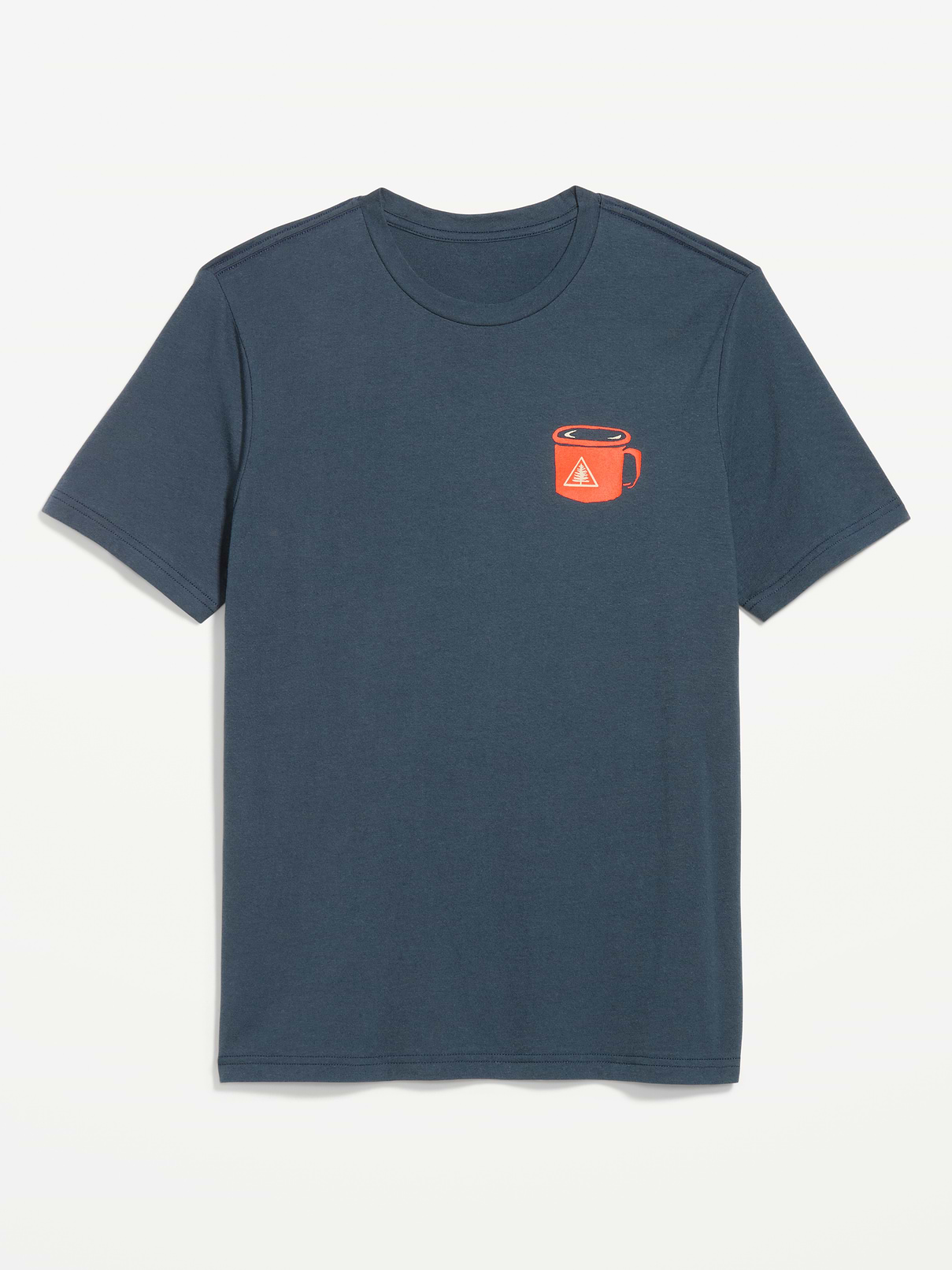 Image 2 of 2, Soft-Washed Crew-Neck Graphic T-Shirt