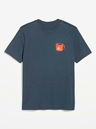 Image 1 of 2, rib-knit crew neck, short sleeves, graphic varies, Product #1182304