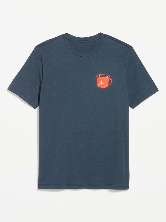 Soft-Washed Crew-Neck Graphic T-Shirt