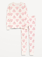 Image 1 of 2, crew neck, long sleeves, matching pajama pants, elasticized waistband, all-over print, Product #1184121