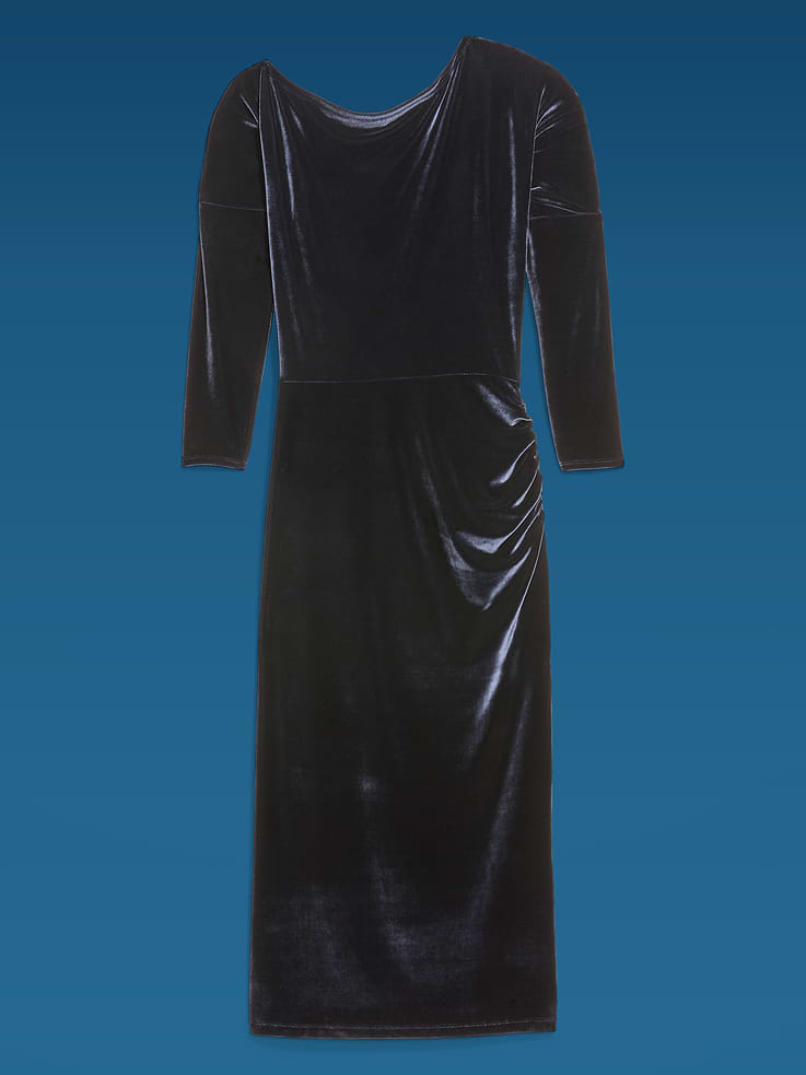 Image 8 of 8, Old Navy x Altuzarra Off-The-Shoulder Velvet Maxi Dress