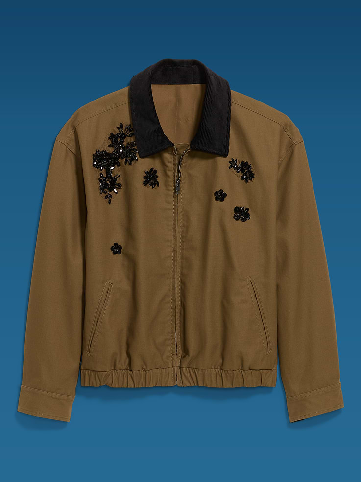 Image 8 of 9, Old Navy x Altuzarra Embellished Bomber Barn Jacket
