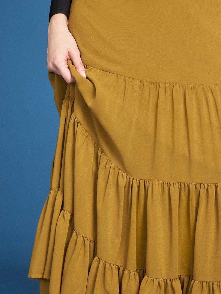 Image 4 of 6, Old Navy x Altuzarra Tiered Swing Maxi Skirt