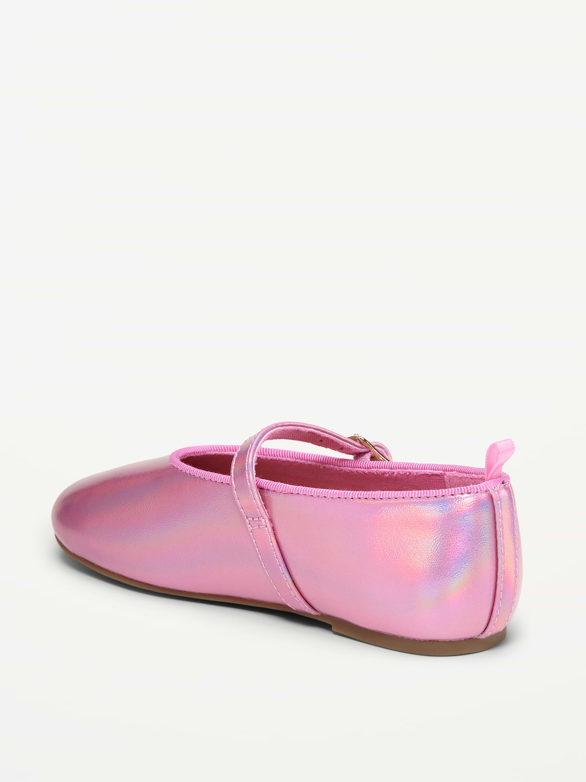 Image 3 of 4, Shiny Faux-Leather Mary Jane Shoes for Toddler Girls