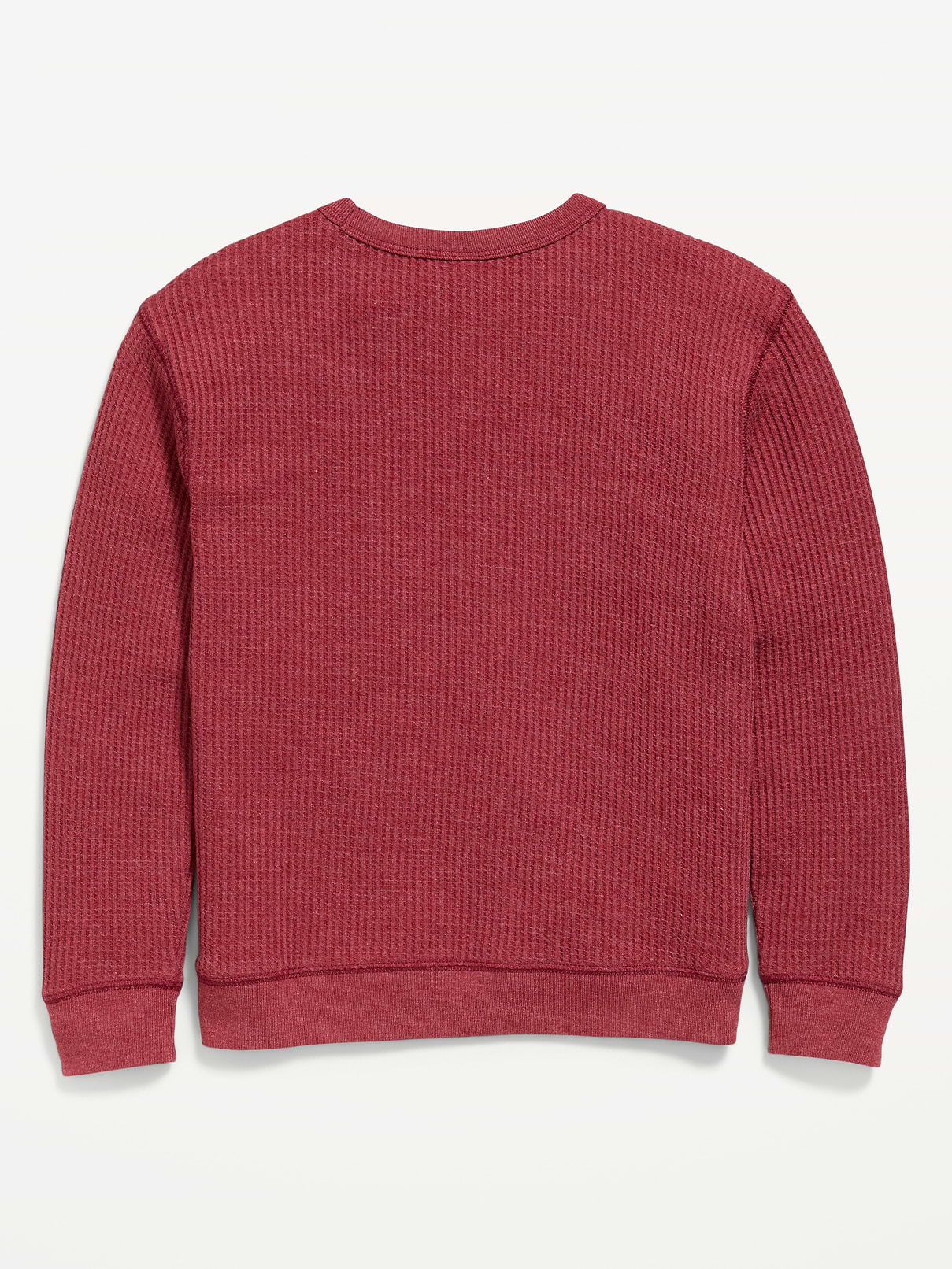 Image 3 of 3, Long-Sleeve Waffle Knit T-Shirt for Boys