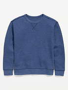 Image 1 of 3, crew neck, long sleeves, select colors feature three-button henley placket, Product #1184469