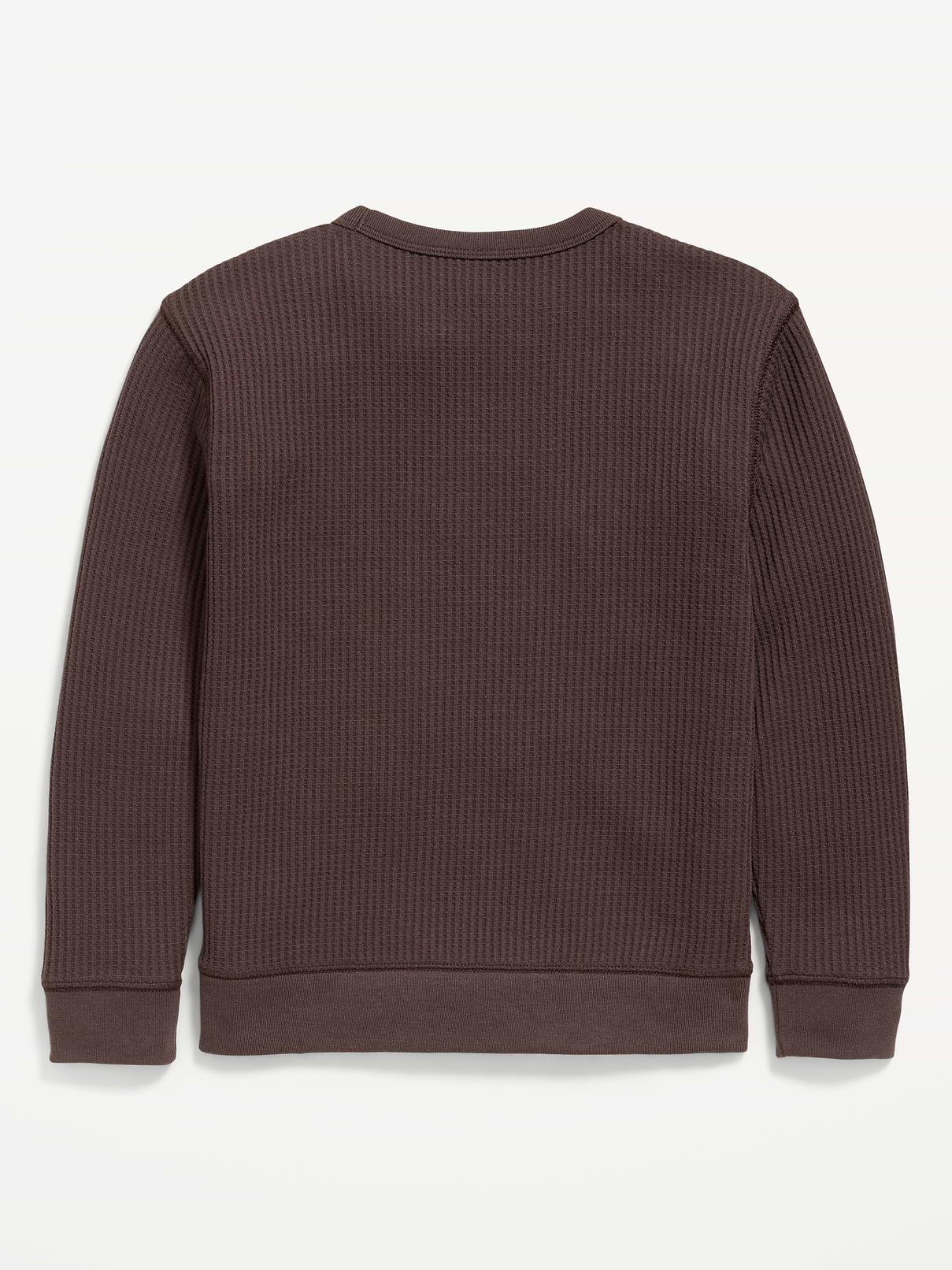 Image 3 of 3, Long-Sleeve Waffle Knit T-Shirt for Boys