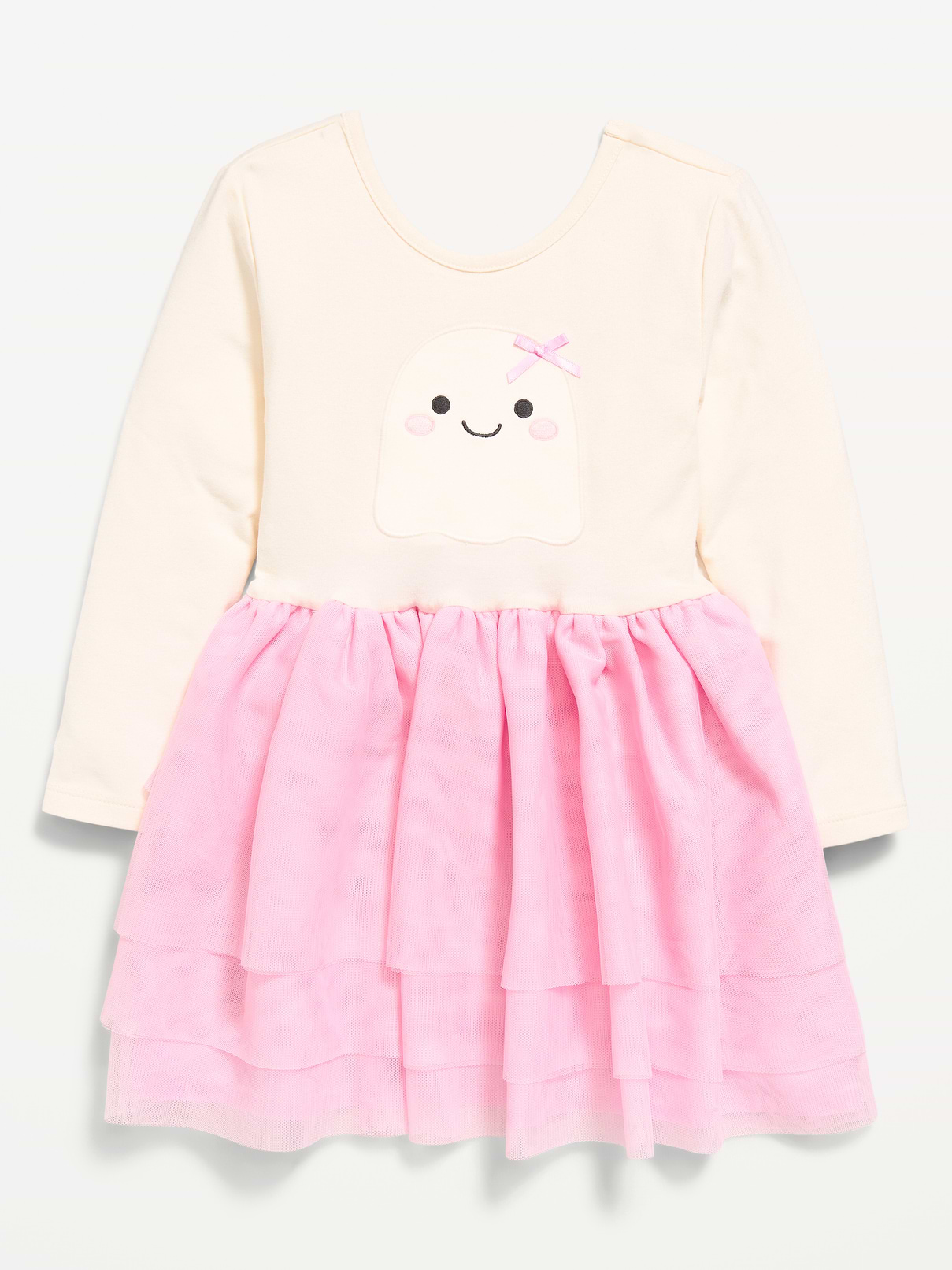 Image 2 of 3, Long-Sleeve Graphic Tutu Dress for Toddler Girls