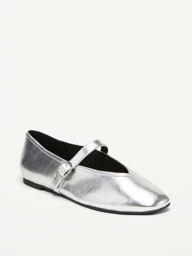 Image 1 of 4, buckled strap across foot, textured outsole, Product #895967