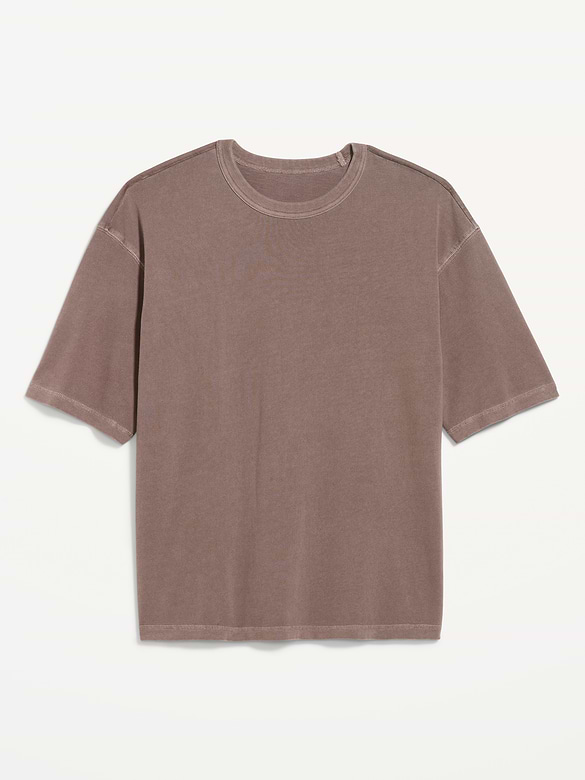 Garment-Dyed Heavyweight Cropped T-Shirt