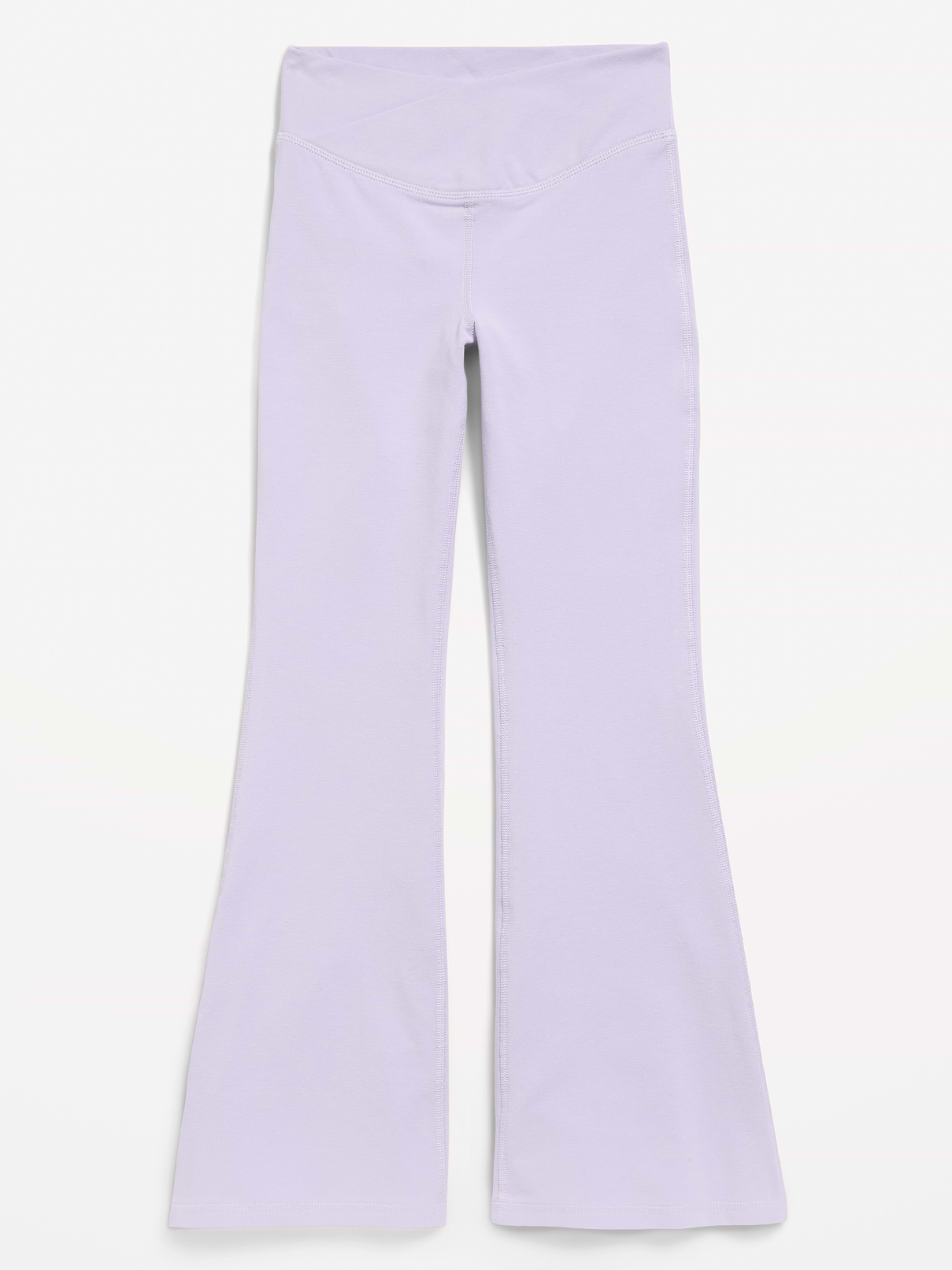 Image 3 de 4, Legging évasé PowerChill à taille haute croisée pour fille