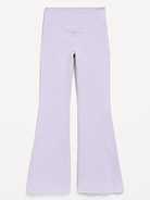 Image 3 de 4, Legging évasé PowerChill à taille haute croisée pour fille