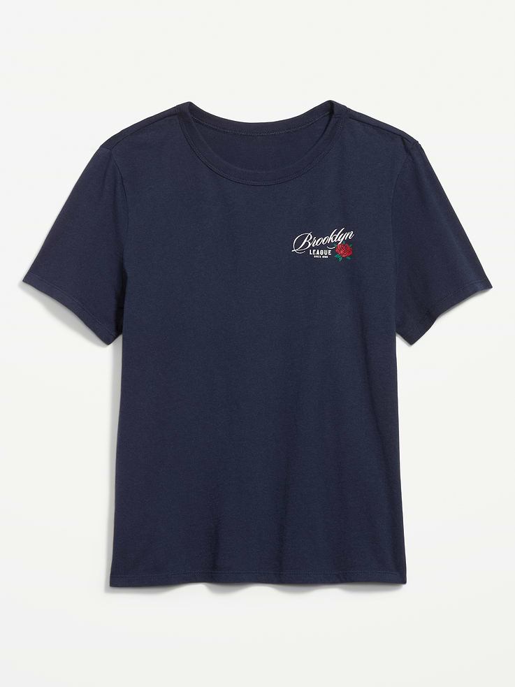 Image 4 of 4, EveryWear Crew-Neck Graphic T-Shirt