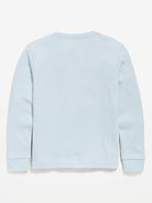 Image 3 de 3, T-shirt à manches longues en tricot isotherme gaufré pour garçon