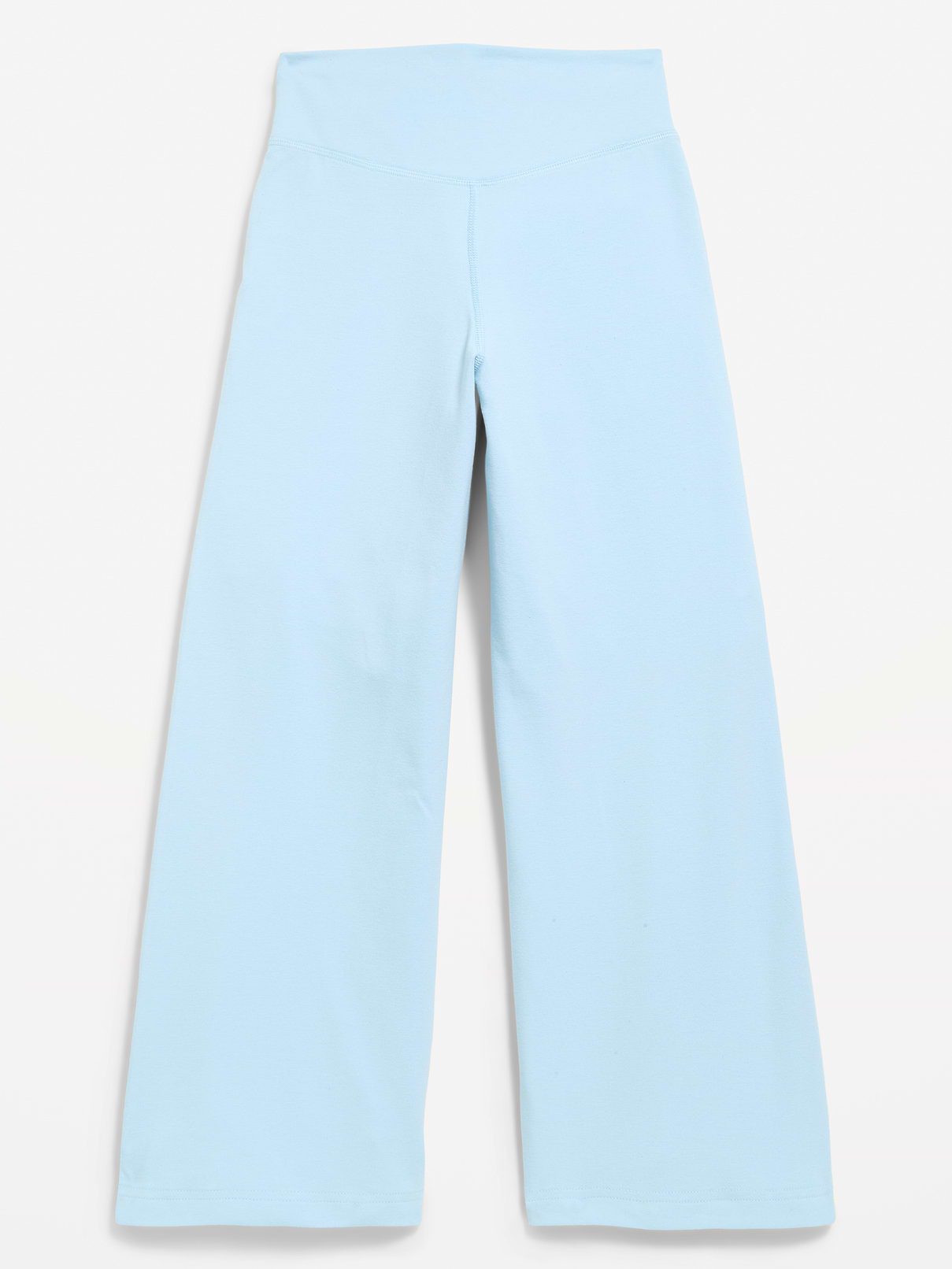 Image 2 de 4, Pantalon PowerChill jambe large à taille haute croisée pour fille