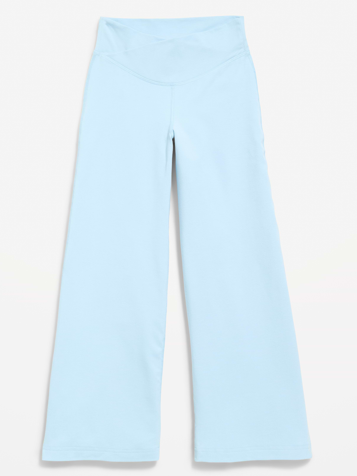 Image 3 de 4, Pantalon PowerChill jambe large à taille haute croisée pour fille